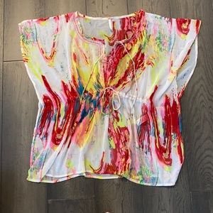 Colorful beach coverup